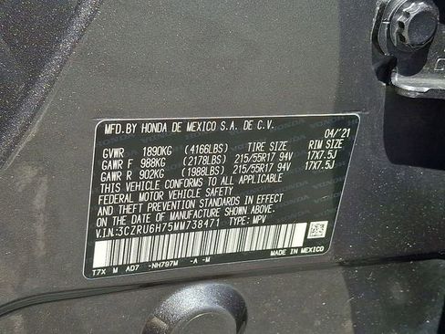 Used 2021 Honda HR-V EX-L image 32