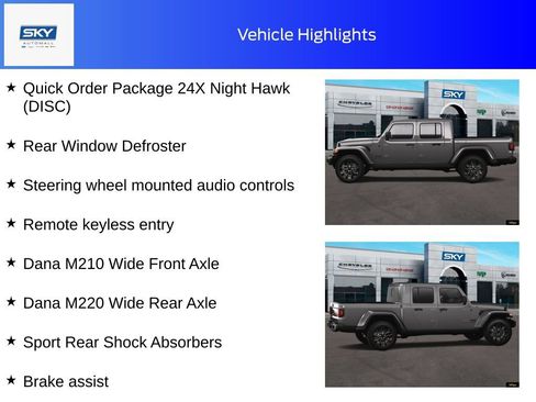 New 2025 Jeep Gladiator Nighthawk image 11