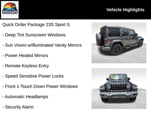 Used 2020 Jeep Wrangler Unlimited Sport S AWD/4WD image 19