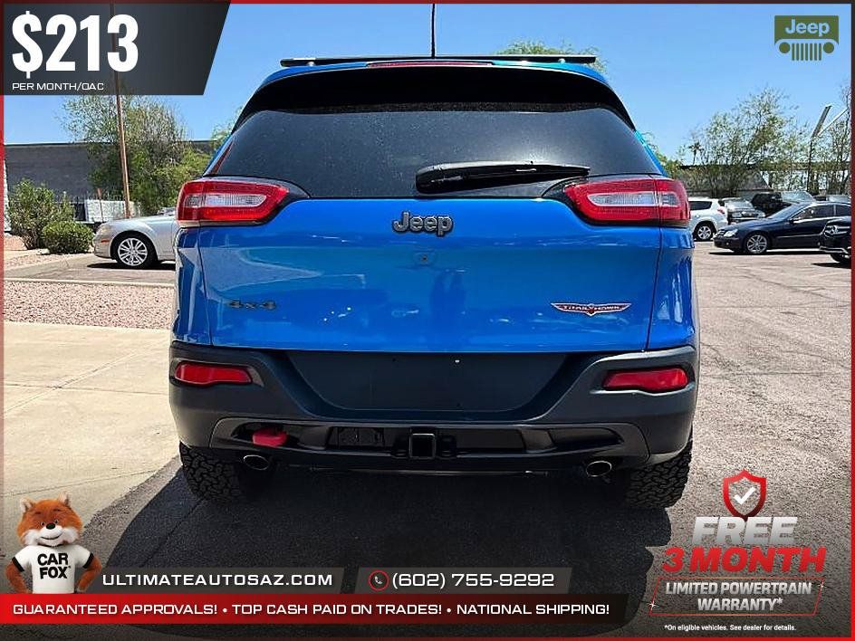 Used 2017 Jeep Cherokee Trailhawk w/ Comfort/Convenience Group AWD/4WD image 8