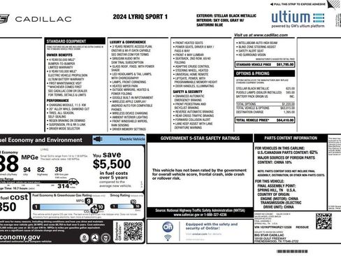 Used 2024 Cadillac Lyriq Sport RWD image 4