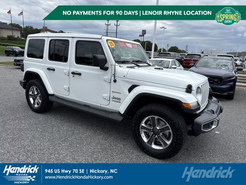 Used 2020 Jeep Wrangler Unlimited Sahara AWD/4WD image 1
