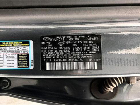 Used 2021 Hyundai Palisade Calligraphy image 42