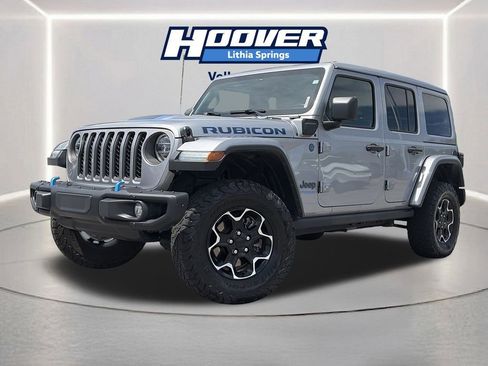Used 2021 Jeep Wrangler Unlimited Rubicon 4xe w/ Steel Bumper Group AWD/4WD image 1