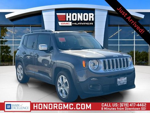 Used 2018 Jeep Renegade Limited w/ UConnect 8.4 Nav Group FWD image 1