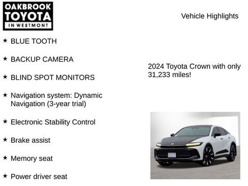 Certified 2024 Toyota Crown Platinum image 7