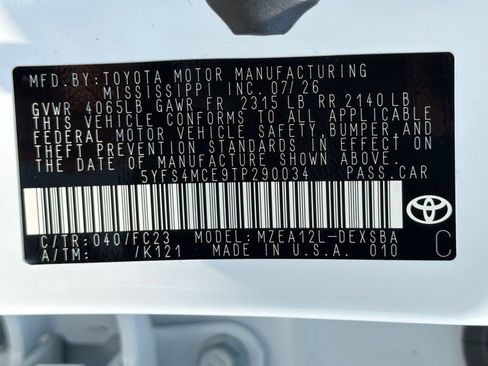 New 2026 Toyota Corolla SE FWD image 36
