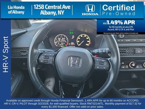 Certified 2024 Honda HR-V Sport image 13