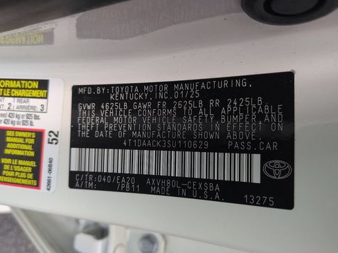 Certified 2025 Toyota Camry SE w/ Multimedia Upgrade Package FWD image 15