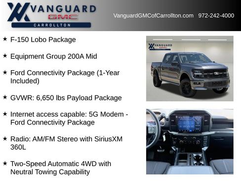 Used 2026 Ford F150 STX w/ F-150 LOBO Package AWD/4WD image 6