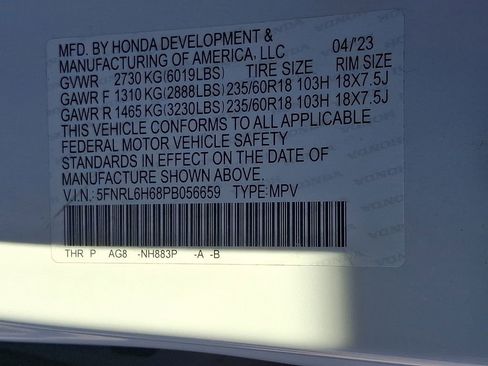 Used 2023 Honda Odyssey EX-L image 28