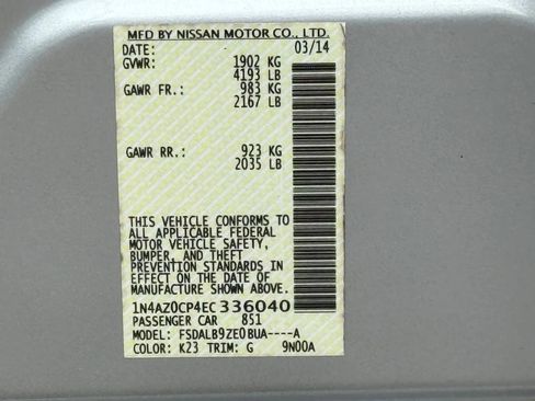 Used 2014 Nissan Leaf S image 31