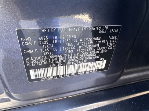 Used 2016 Subaru Outback 2.5i Limited image 28