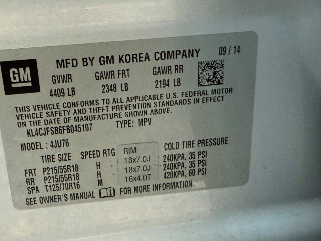 Used 2015 Buick Encore Convenience AWD/4WD image 26
