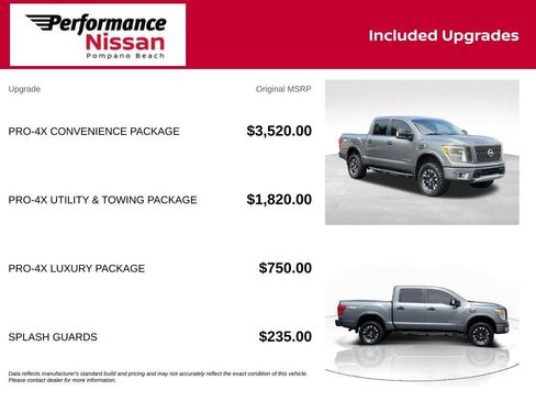 Used 2017 Nissan Titan PRO-4X w/ Pro-4x Convenience Package AWD/4WD image 7