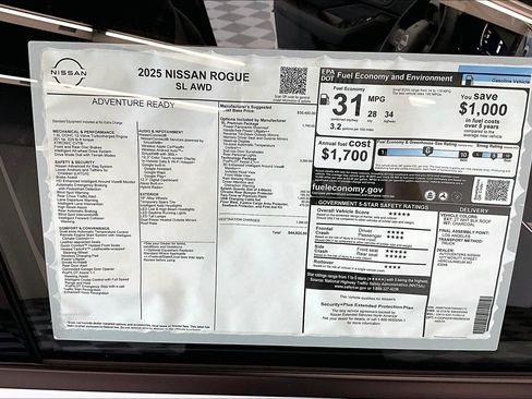 New 2025 Nissan Rogue SL w/ Tech Package image 76