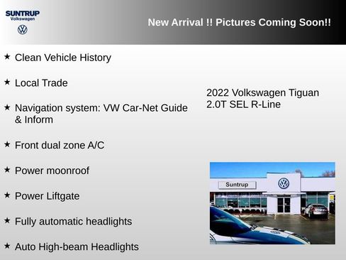 Used 2022 Volkswagen Tiguan SEL R-Line image 2