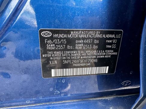 Used 2015 Hyundai Sonata SE w/ Option Group 09 image 21