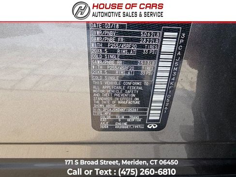 Used 2019 INFINITI QX50 Essential w/ Sensory Package image 58