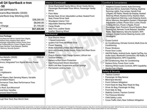Certified 2023 Audi Q4 e-tron Prestige AWD/4WD image 3