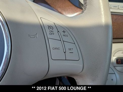 Used 2012 FIAT 500 Lounge w/ Luxury Leather Pkg FWD image 6