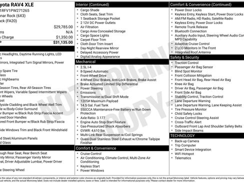 Used 2023 Toyota RAV4 XLE image 1
