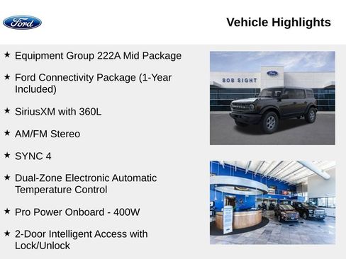 New 2026 Ford Bronco Big Bend AWD/4WD image 2