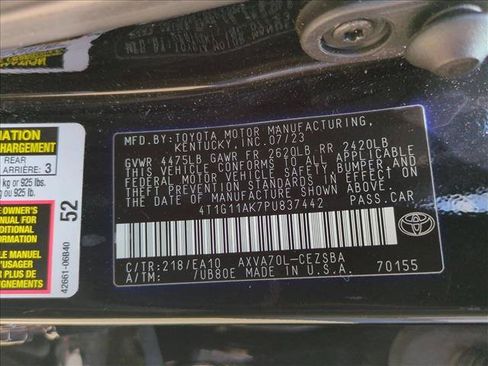 Certified 2023 Toyota Camry SE FWD image 15