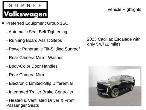 Used 2023 Cadillac Escalade Sport AWD/4WD image 7