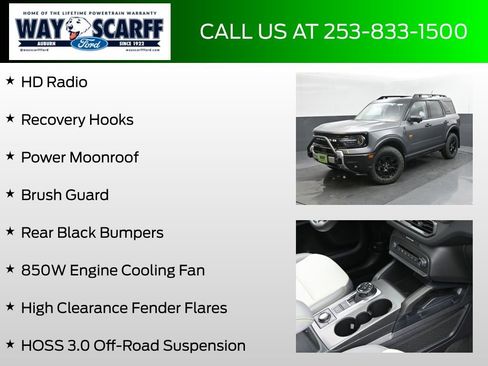 New 2025 Ford Bronco Sport Badlands w/ Sasquatch Badlands Package image 18