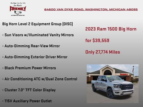 Used 2023 RAM 1500 Big Horn AWD/4WD image 10