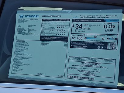 New 2026 Hyundai Elantra Limited