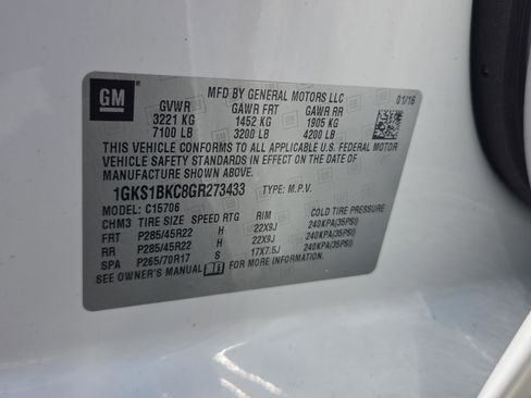 Used 2016 GMC Yukon SLT w/ Open Road Package image 25