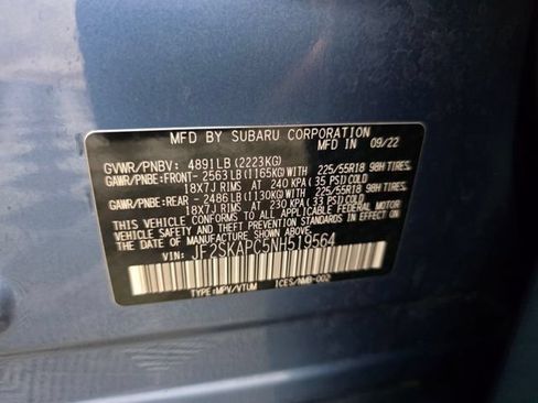 Certified 2022 Subaru Forester Limited AWD/4WD image 37