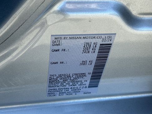 Used 2024 Nissan Altima 2.5 SV FWD image 26