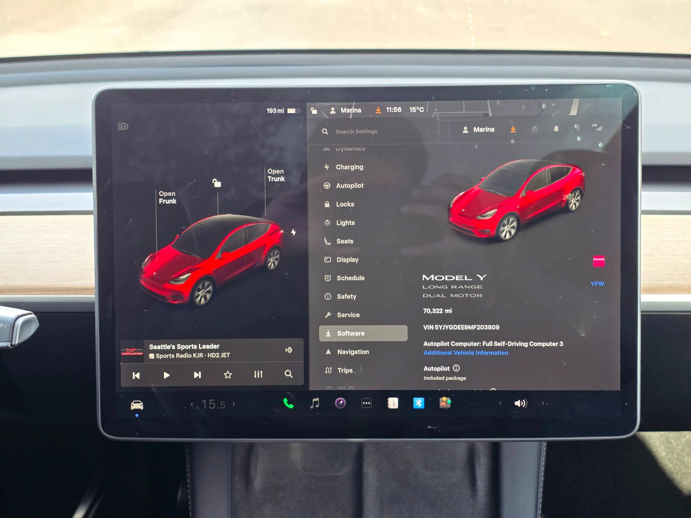 Used 2021 Tesla Model Y Long Range AWD/4WD image 2