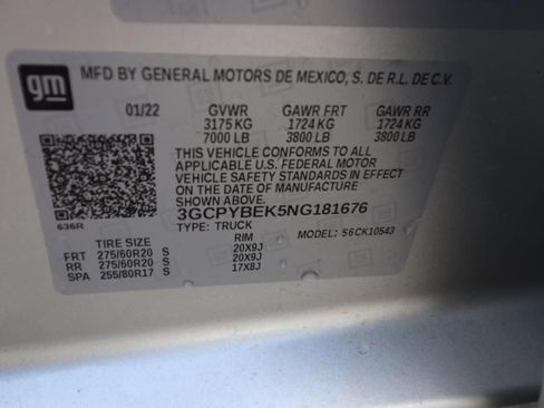 Used 2022 Chevrolet Silverado 1500 Custom AWD/4WD image 20