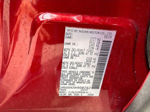 Certified 2025 Nissan Frontier SL AWD/4WD image 33