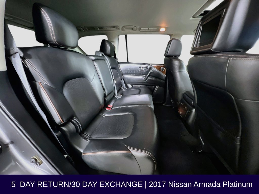 Used 2017 Nissan Armada Platinum w/ Interior Lighting Package AWD/4WD image 36