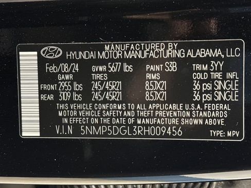 Used 2024 Hyundai Santa Fe Calligraphy image 43