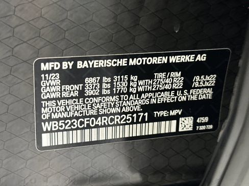 Certified 2024 BMW iX xDrive50 w/ Premium Package AWD/4WD image 19