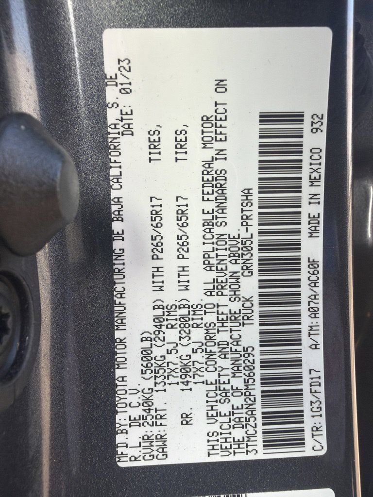 Used 2023 Toyota Tacoma TRD Sport w/ Advanced Technology Package AWD/4WD image 12