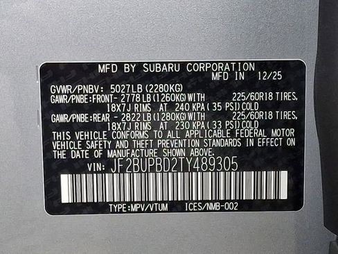 New 2026 Subaru Outback Premium image 18