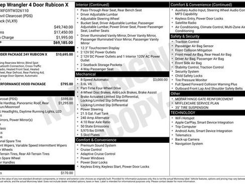New 2026 Jeep Wrangler Unlimited Rubicon AWD/4WD image 8