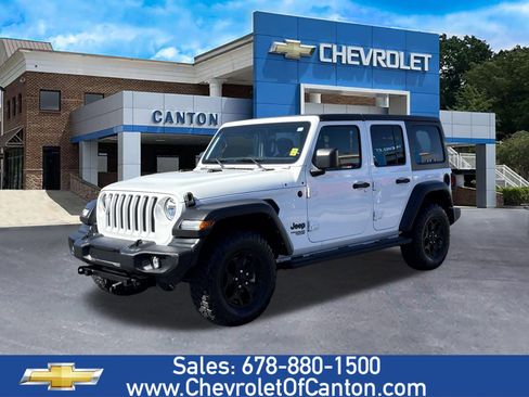 Used 2021 Jeep Wrangler Unlimited Sport image 1
