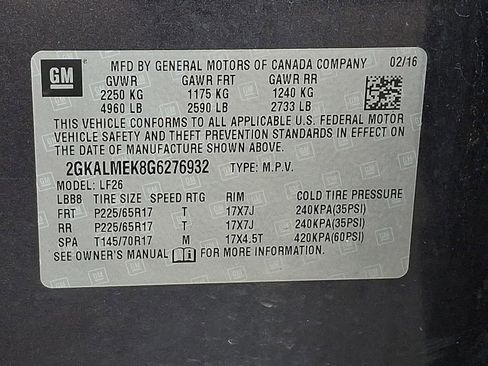 Used 2016 GMC Terrain SLE image 19