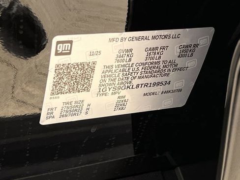 Certified 2026 Cadillac Escalade Platinum Sport image 36