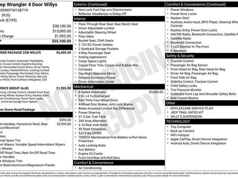 New 2026 Jeep Wrangler Willys image 48