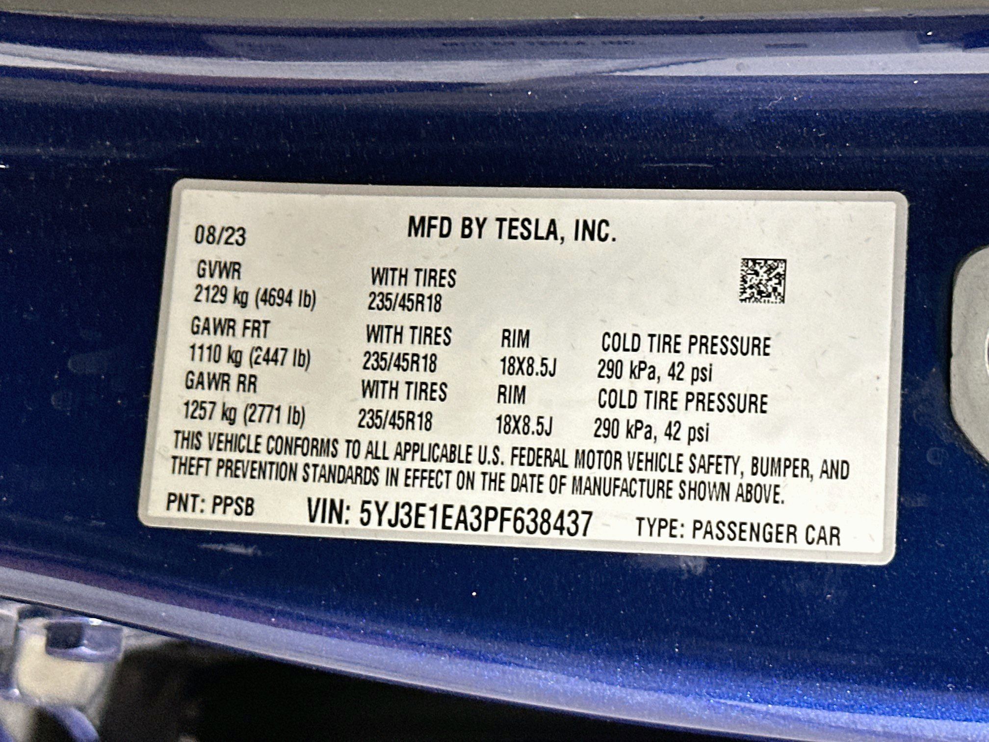 Used 2023 Tesla Model 3 Standard Range RWD image 12