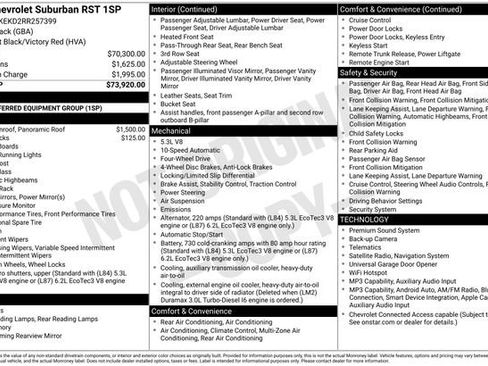 Used 2024 Chevrolet Suburban RST AWD/4WD image 7